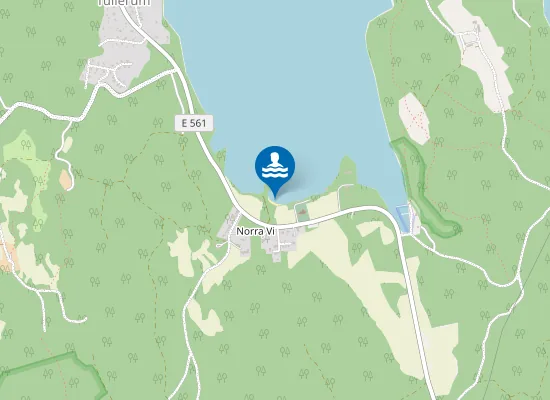 Map of Norra Vi Badplats