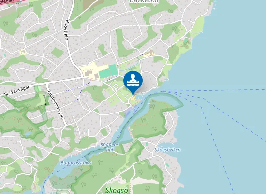 Map of Boo havsbad