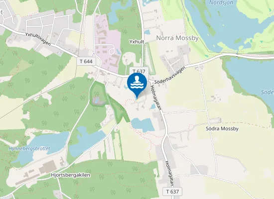 Map of Hästhagsbrottet