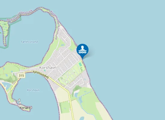 Map of FYNSHOVED CAMPING