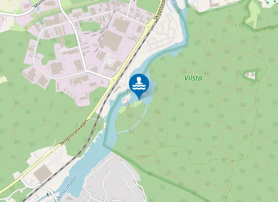 Map of Skjulstabadet