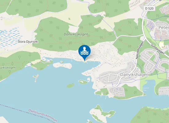 Map of Kattbergets badplats