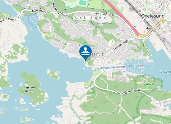 Map of Stenviksbadet