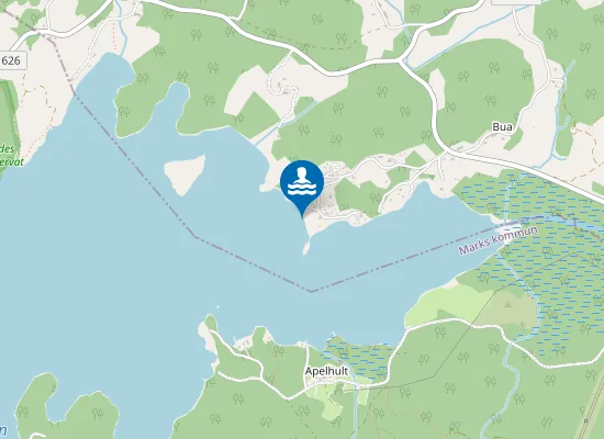 Map of Bua strand