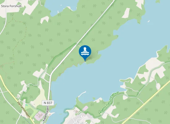 Map of Badplats Fegen