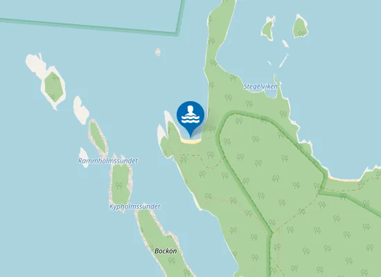 Map of Rövarsand