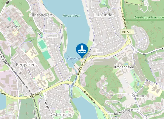 Map of Lulsundsbadet