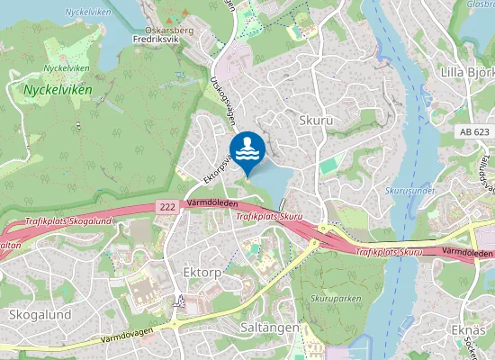 Map of Bastusjöbadet