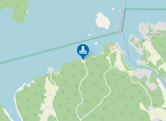 Map of Sandviken Badplats