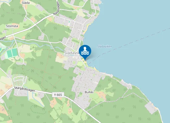 Map of Slädaviken
