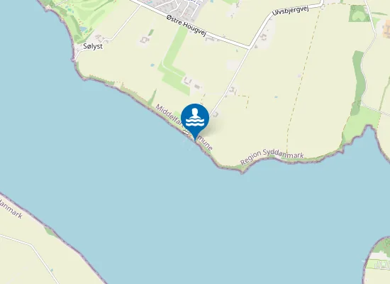 Map of SVENSTRUP STRAND