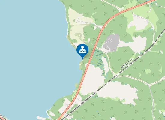 Map of Badplats Gevsjön