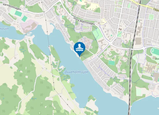 Map of Duveholmsbadplats