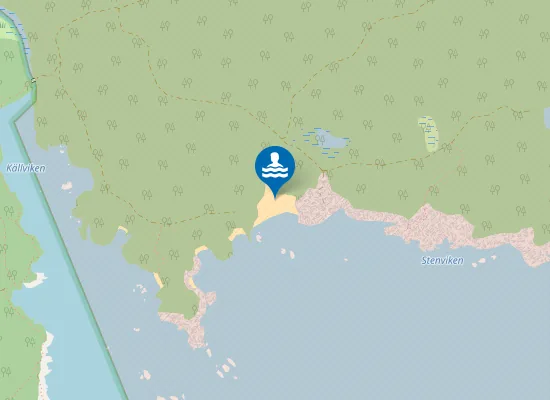 Map of Stora Sand