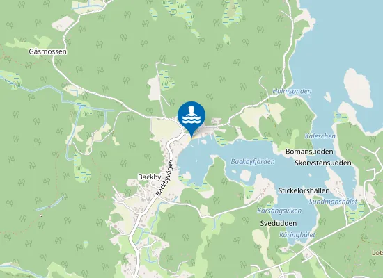 Map of Backbybadet
