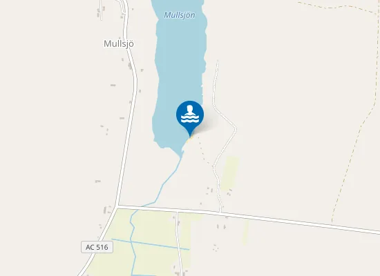 Map of Mullsjö Badplats