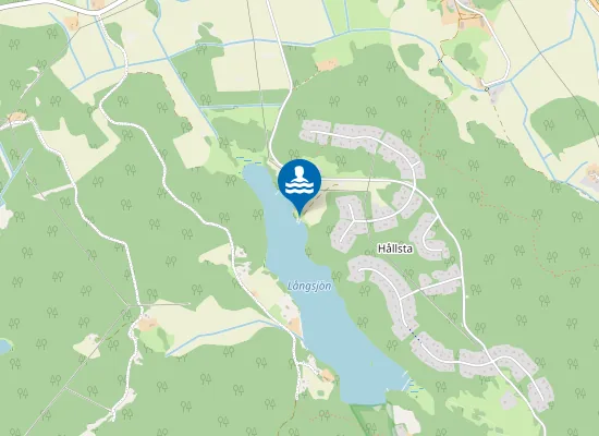 Map of Långsjöbadet