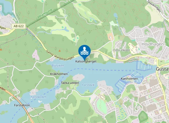 Map of Badplats Kalsongberget