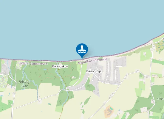 Map of Båring Ege