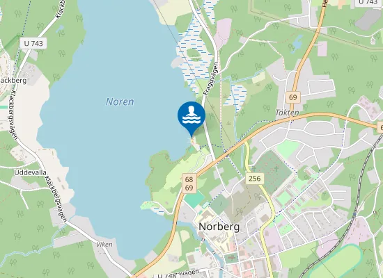 Map of Campingbadets strand