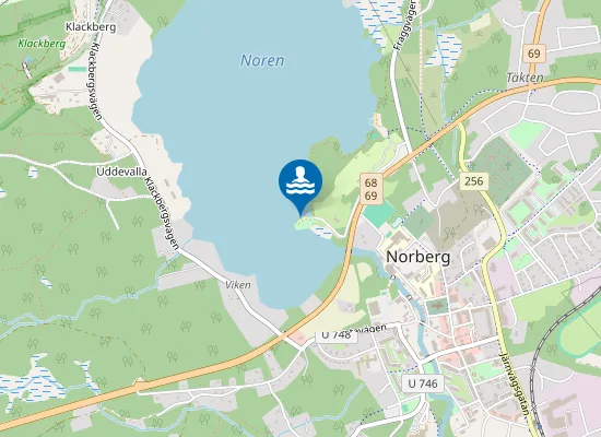 Map of Prostuddens strand