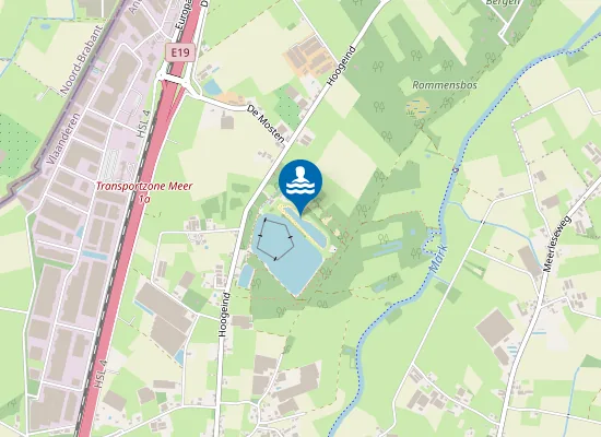 Map of Hoogstraten De Mosten