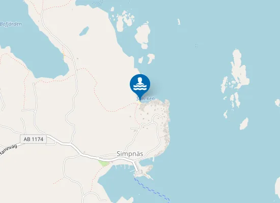 Map of Sälviken