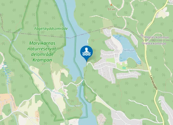 Map of Hundbadet