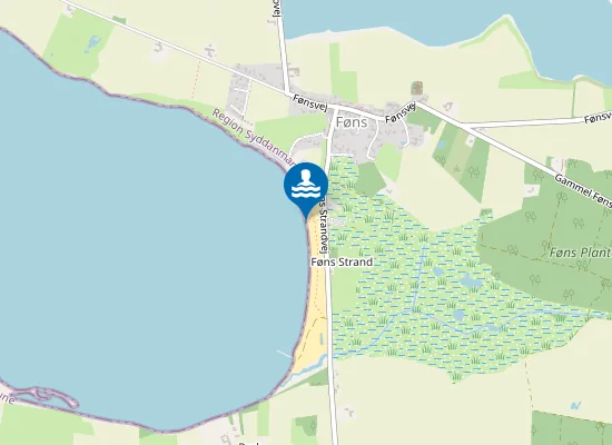 Map of FØNS STRAND