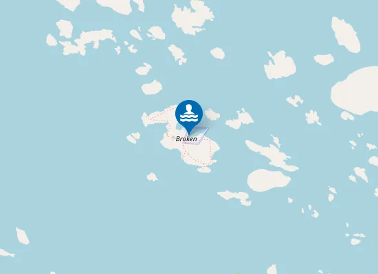 Map of Broken Beach