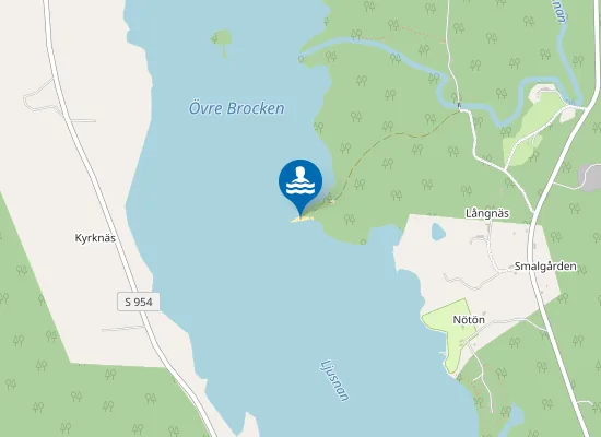 Map of Långnäsudden