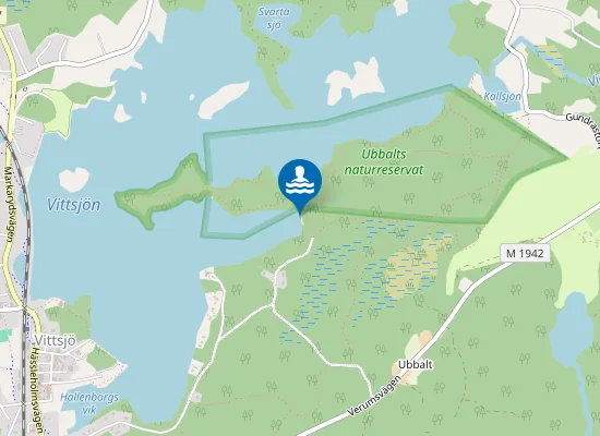 Map of Getahålan