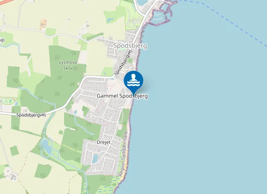 Map of SPODSBJERG DREJ