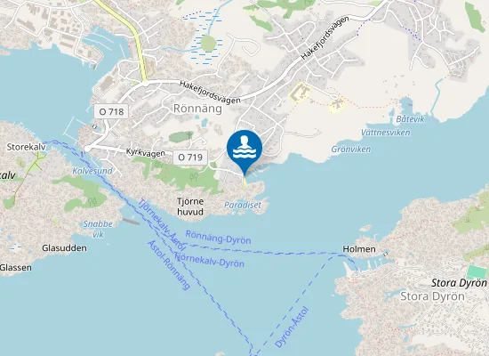 Map of Kåreviks badplats