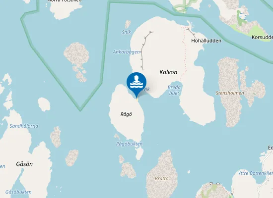 Map of Rågösand