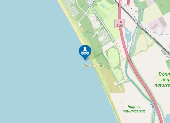 Map of Östra Stranden