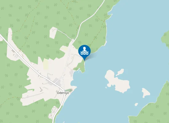 Map of Odensjö Badplats