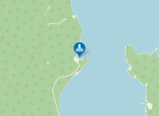 Map of Sandvik badplats