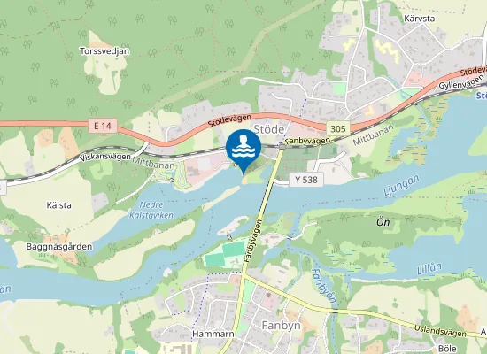 Map of Vången