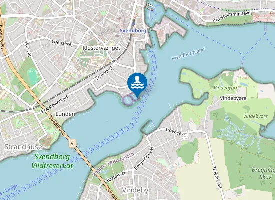 Map of LYSTBÅDEHAVNEN