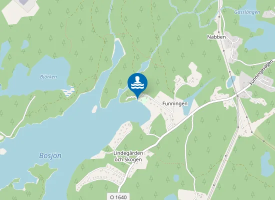 Map of Boviks Bad