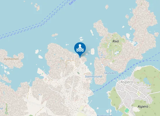 Map of Gröna vik badplats