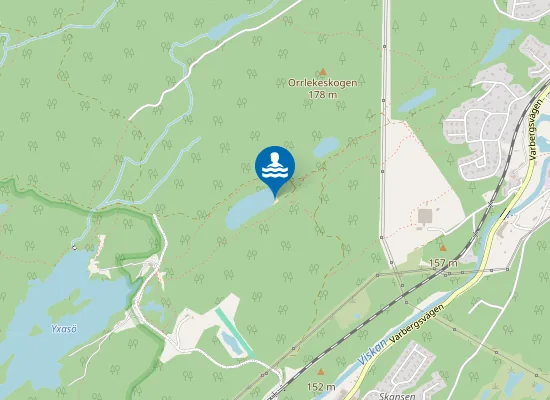 Map of Furusjöns Badplats