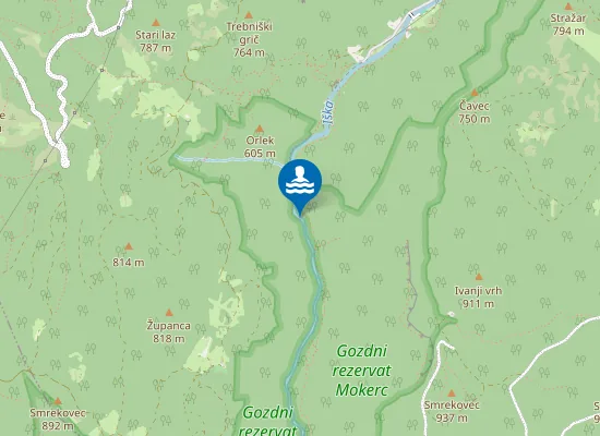 Map of Grabljice