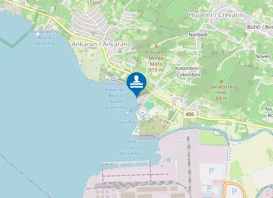 Map of Sveta Katarina