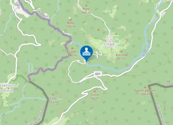 Map of Pri ta gnili skali