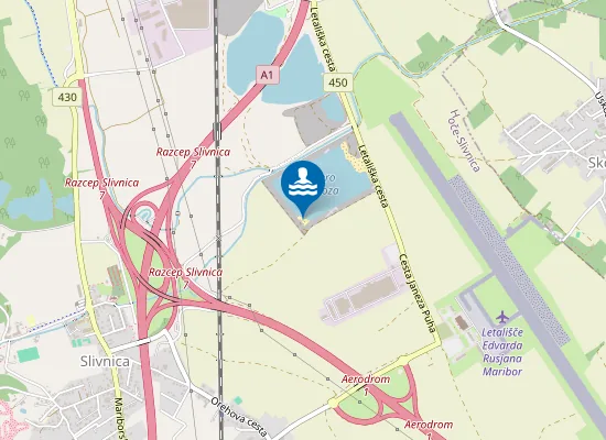 Map of Jezero Rogoza