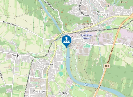 Map of Plaža Sava - Laguna