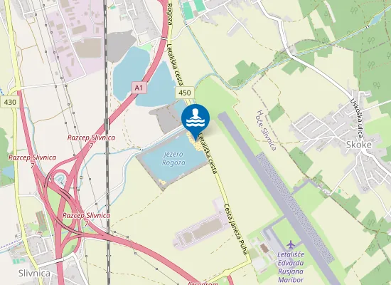 Map of Plaža Rogoza