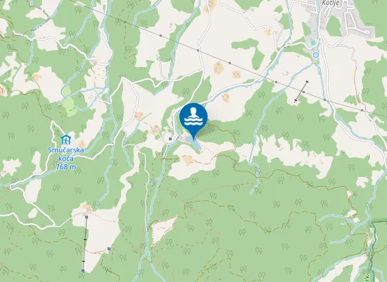 Map of Ivarčko jezero